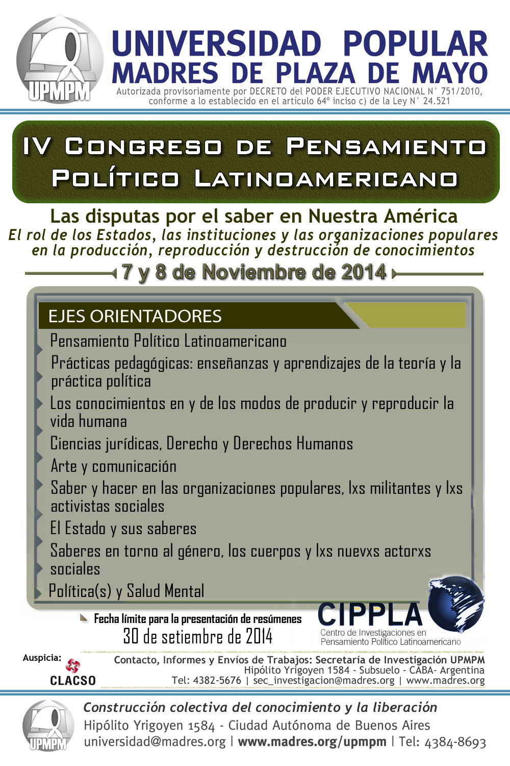 IV Congreso - Afiche